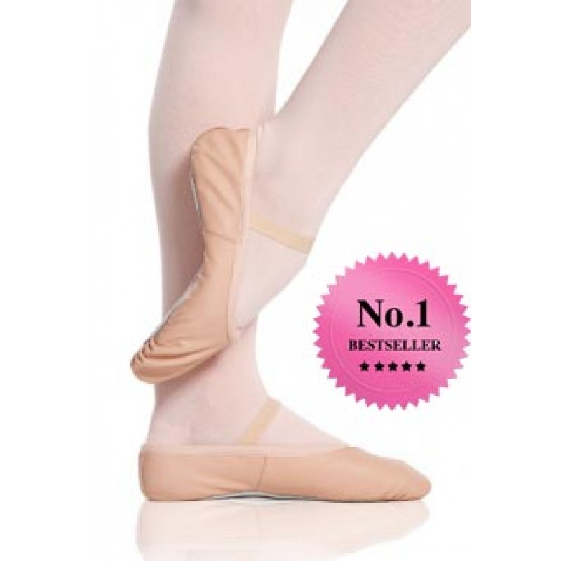 pink ballet shoes with ribbons